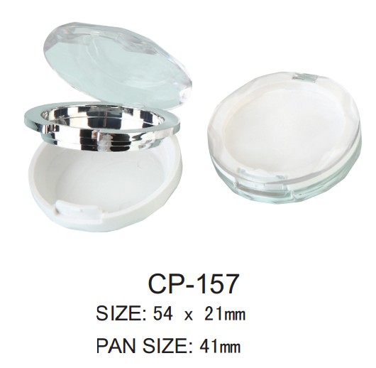 empty round compact case