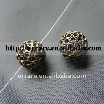 15mm Brass Alloy Ball Beads for Jewelry Making