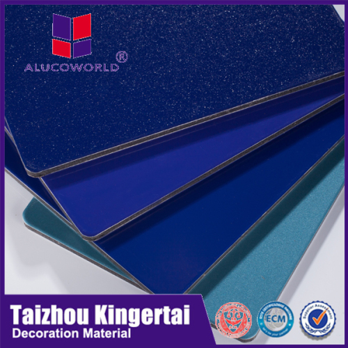 Alucoworld bright in colour exterior decorating aluminium composite materials with factory price