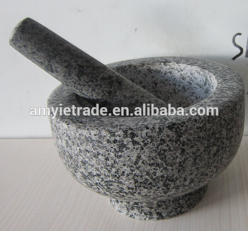 stone mortar and pestle, granite stone mortar, mortar and pestle