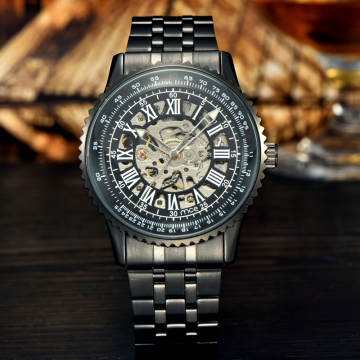 chinese movement latest model mechanical men's watch