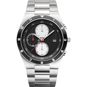 Men's Chronograph Solar Powered Watch Stainless Steel