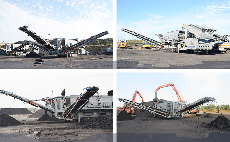 Case tracked cone crushing plant 