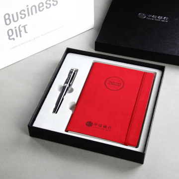 Hot Selling Custom Logo A5 Notebook Set with Pen