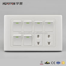 Fireproof Wall Switch Socket Electrical Switch and Socket