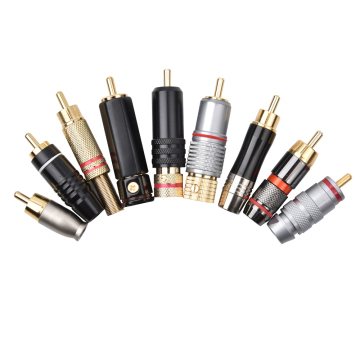 Gold Plated RCA Plug Connector