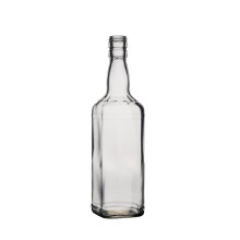 Spirit Wine Square Glass Bottle