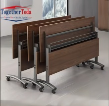 Foldable Training Table Modular Flip Top Conference Table