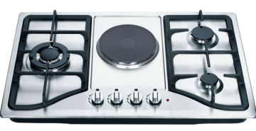 4 burner gas stove electric cooker with gas stove part name
