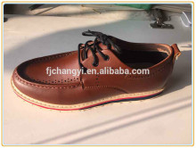 wholesale western men's fashion design microfibre leather shoes