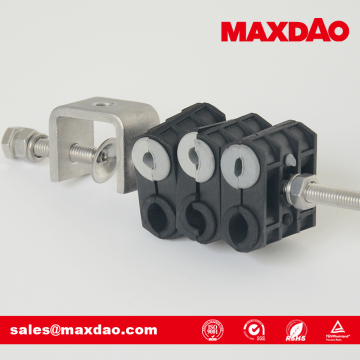 1-1/4 inch cable clamp install for fiber cable