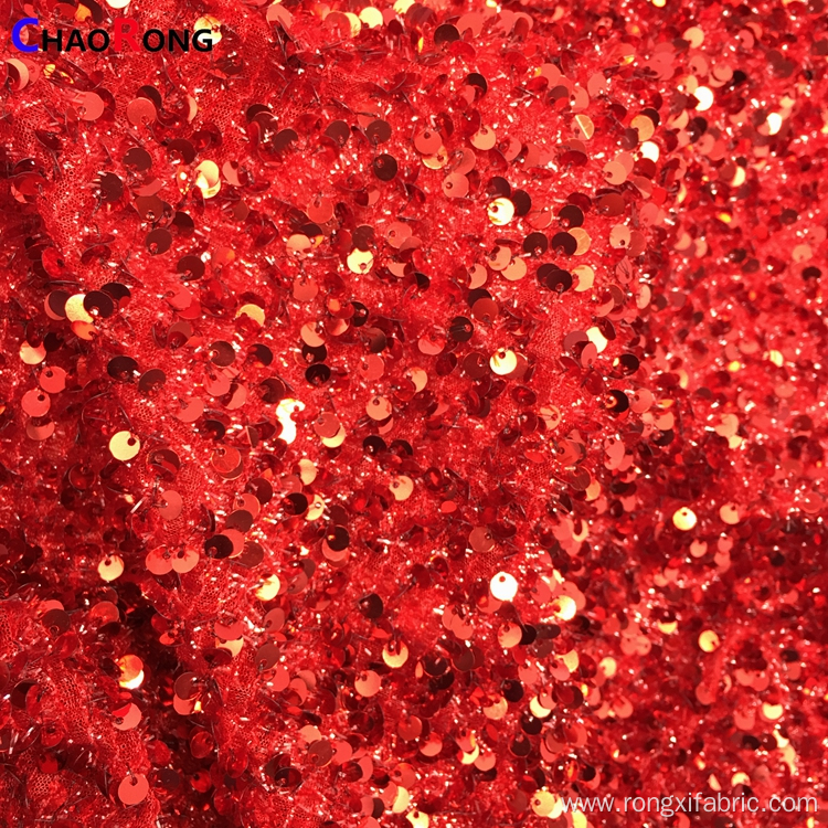 Fabric Manufacturers Velvet Fabric Sequin Spandex Fabric