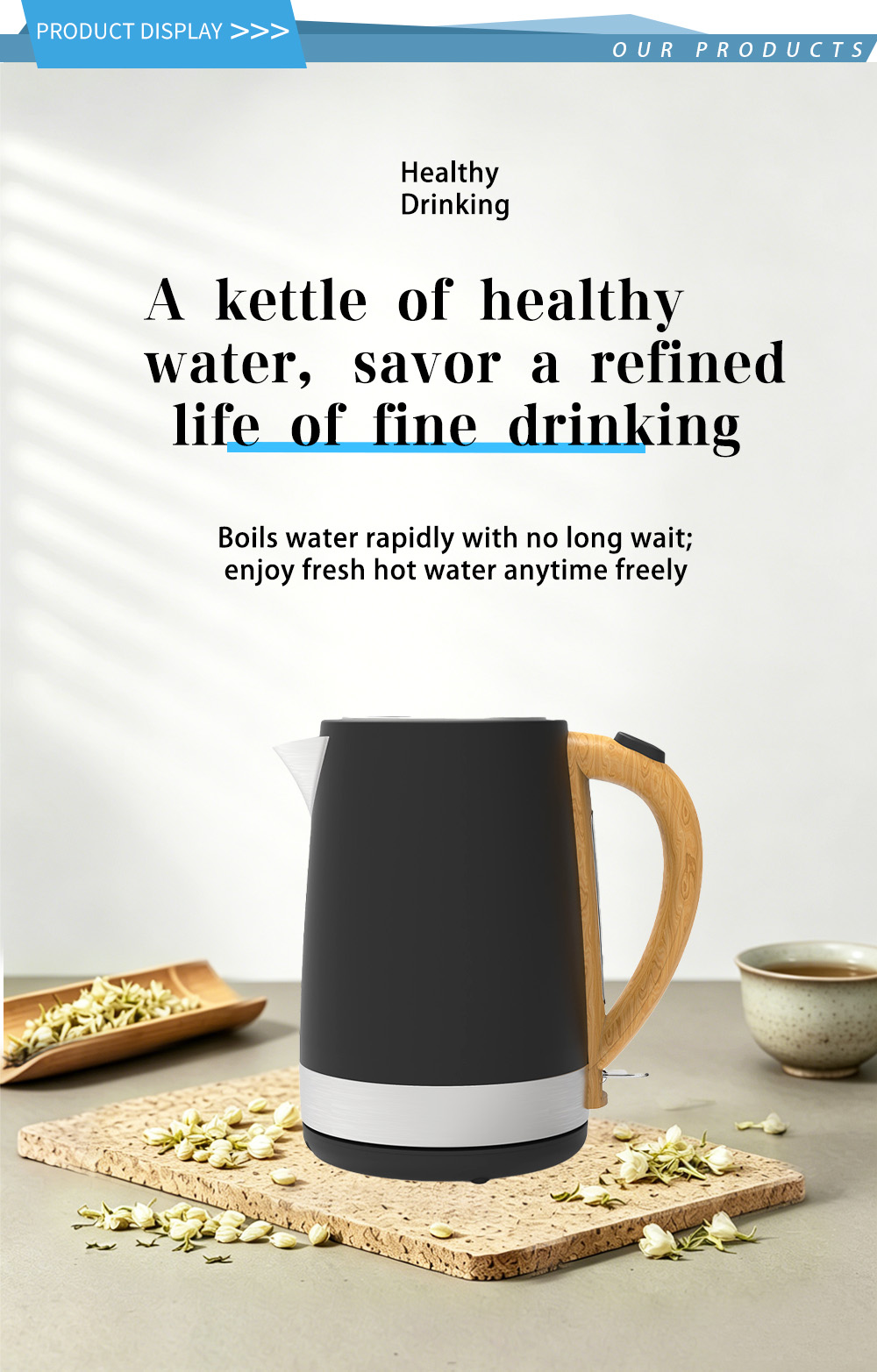 غلاية ستانلس ستيل 304 FK-2606 1 304 stainless steel kettle FK-2606 1