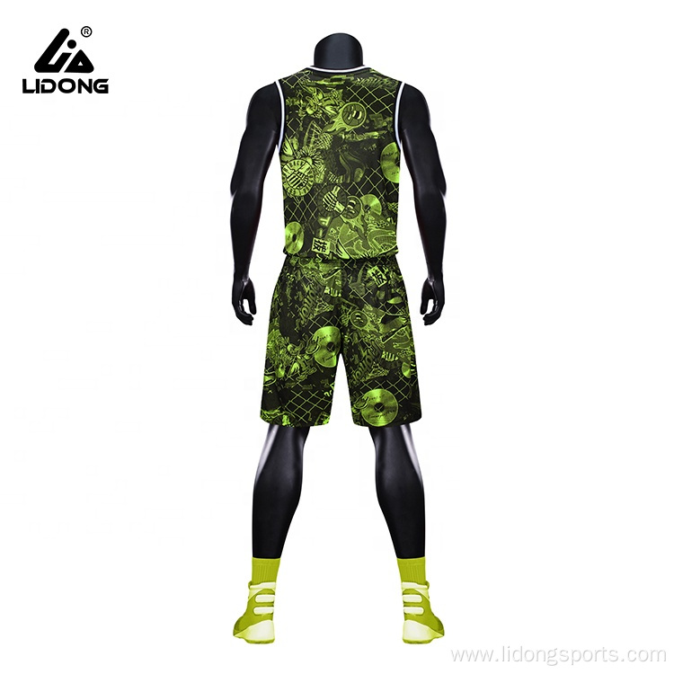 Sublimation Basketball Uniform Design For Team