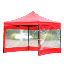 Outdoor Pop Up 10x10 Screen Tent with Transparent PVC Window