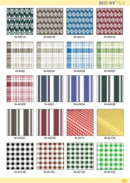 Best We Vinyl tablecloths with used white