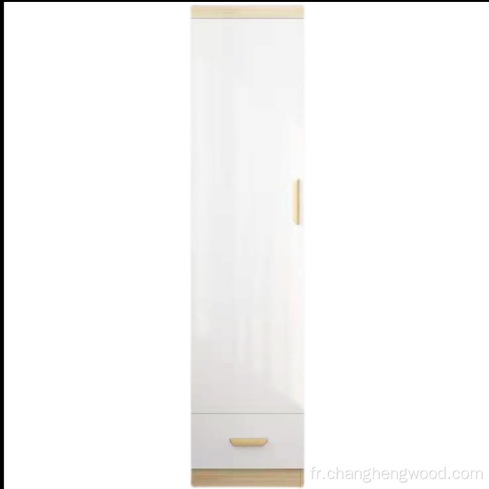 Armoire simple d&#39;une porte avec 2 tiroirs pour petite pièce