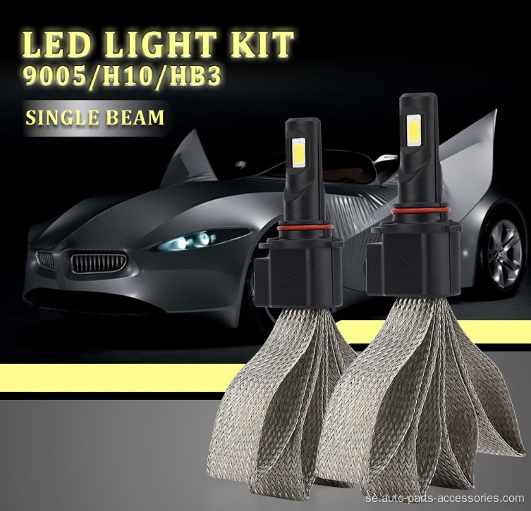Bilstrålkastare LED 12000 lm/par lampan Auto lampan