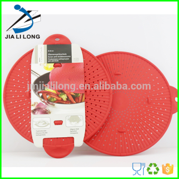 Silicone microwave splatter screen