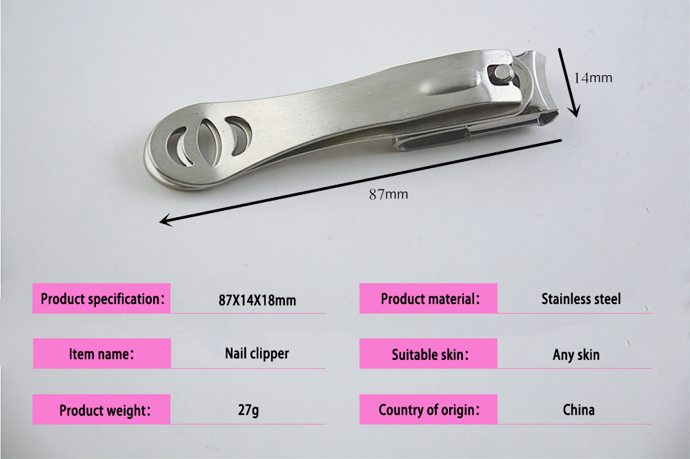 Cortaúñas de acero Steel Nail Clippers