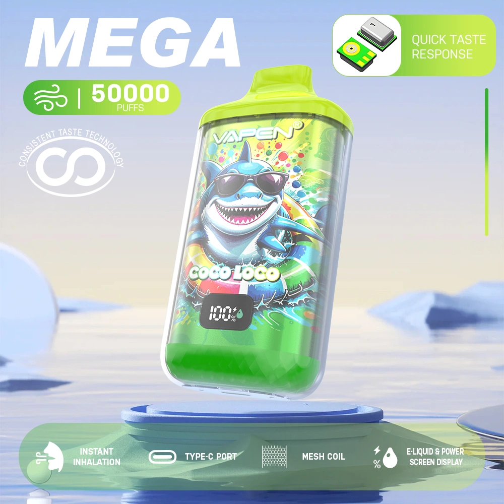 Vapen Mega 50K Puffs Euro Vape Olupil China Vapen Mega 50K Puffs Euro Vape Olupil China