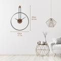 Large Decorative Wall Clock for Living Room