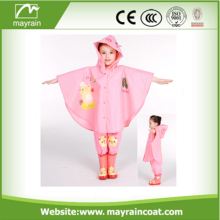 Full Version PVC Kids Printed Rain Poncho