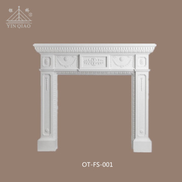 Plaster fire surrounds wholesale decorative fireplace