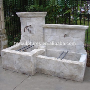 Indian garden stone ancient style outdoor water fountain