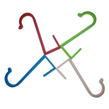 Colourful Over the Door Flocked Hook