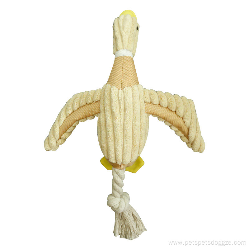 Factory plush wild goose dog toy pet products