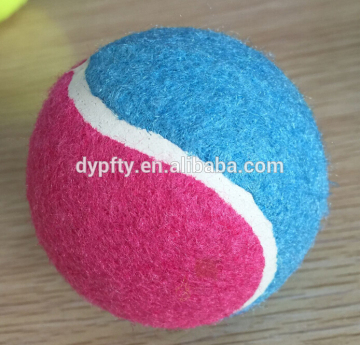 custom cheap assorted pink and blue color tennis balls for promotion