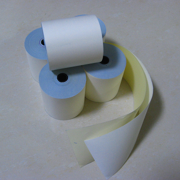 2 Ply  Carbonless Paper Roll 76*70mm