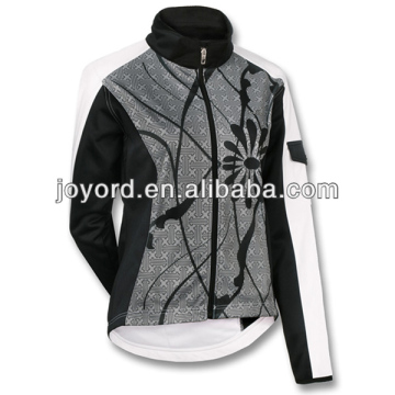 Long sleeves Fleece Thermal Sublimation Cycling Jacket