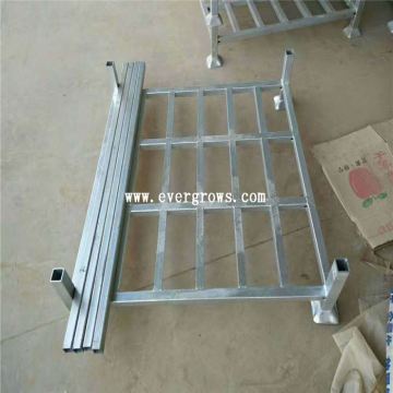 Steel stackable storage pallet racking