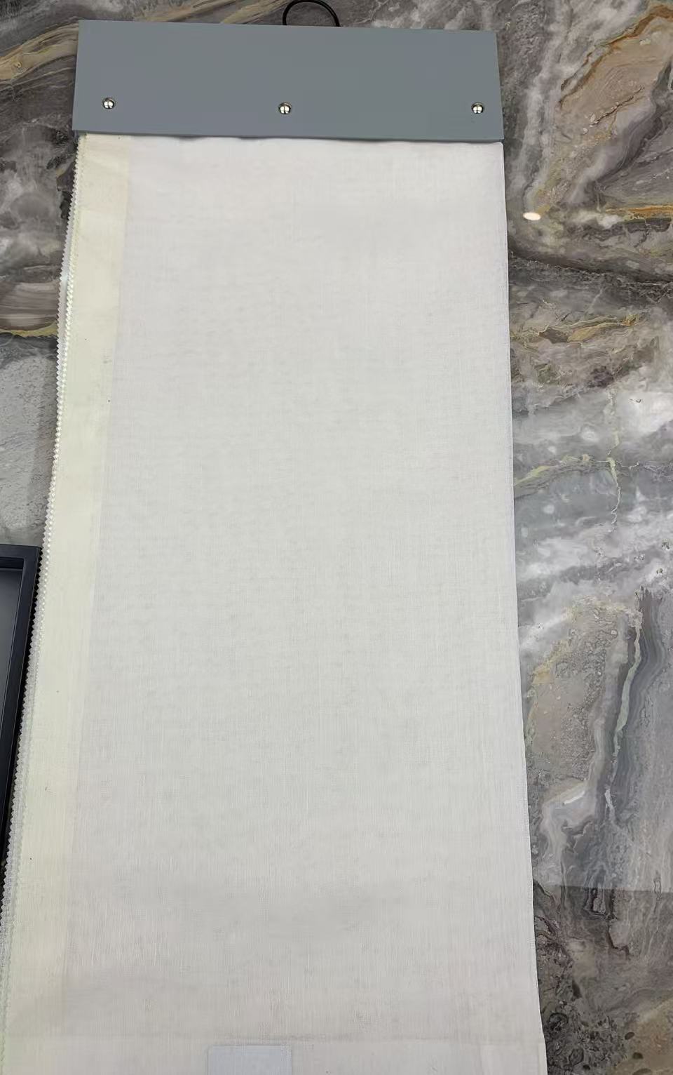 Tela transparente de color liso para cortinas Solid Color Sheer Fabric for Curtains