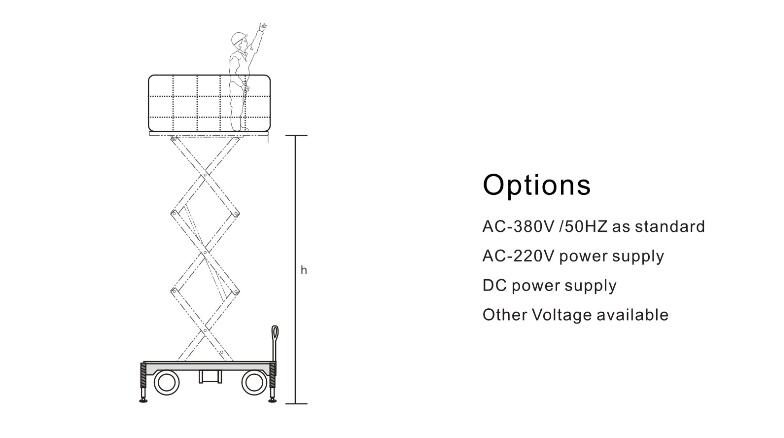 High-quality 6-14m mobile hydraulic lift platform for painting