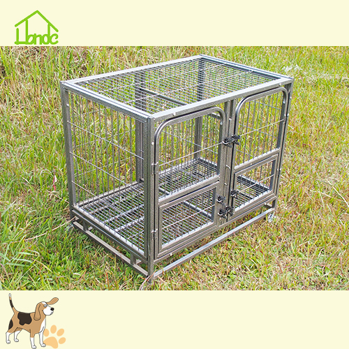 Heavy duty stainless steel square tube dog kennel