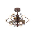 LEDER Black Decorative Ceiling Fans