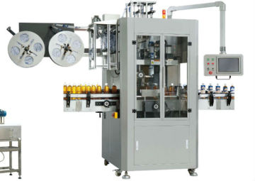 Auto-sleeve shrinking label machine