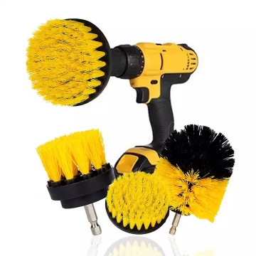 Drill Brush Kit Plastic Round Cleaning Brush