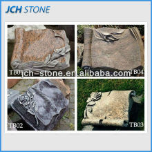Fashion book style granite tombstone designs