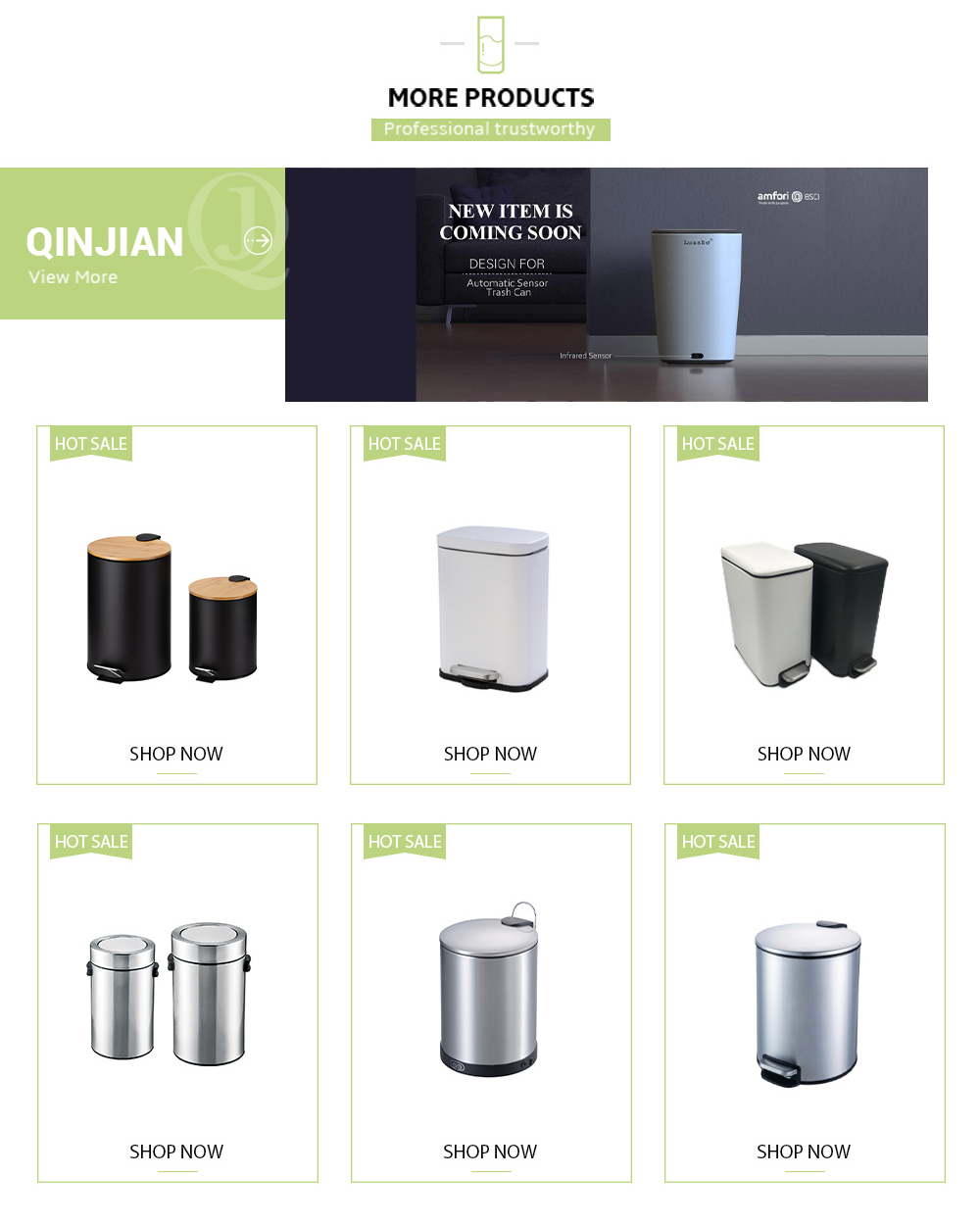 QINJIAN FACTORY TRASH CAN