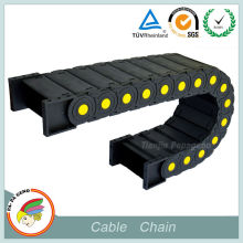 electrical plastic cable chains conveyor, towline conveyor