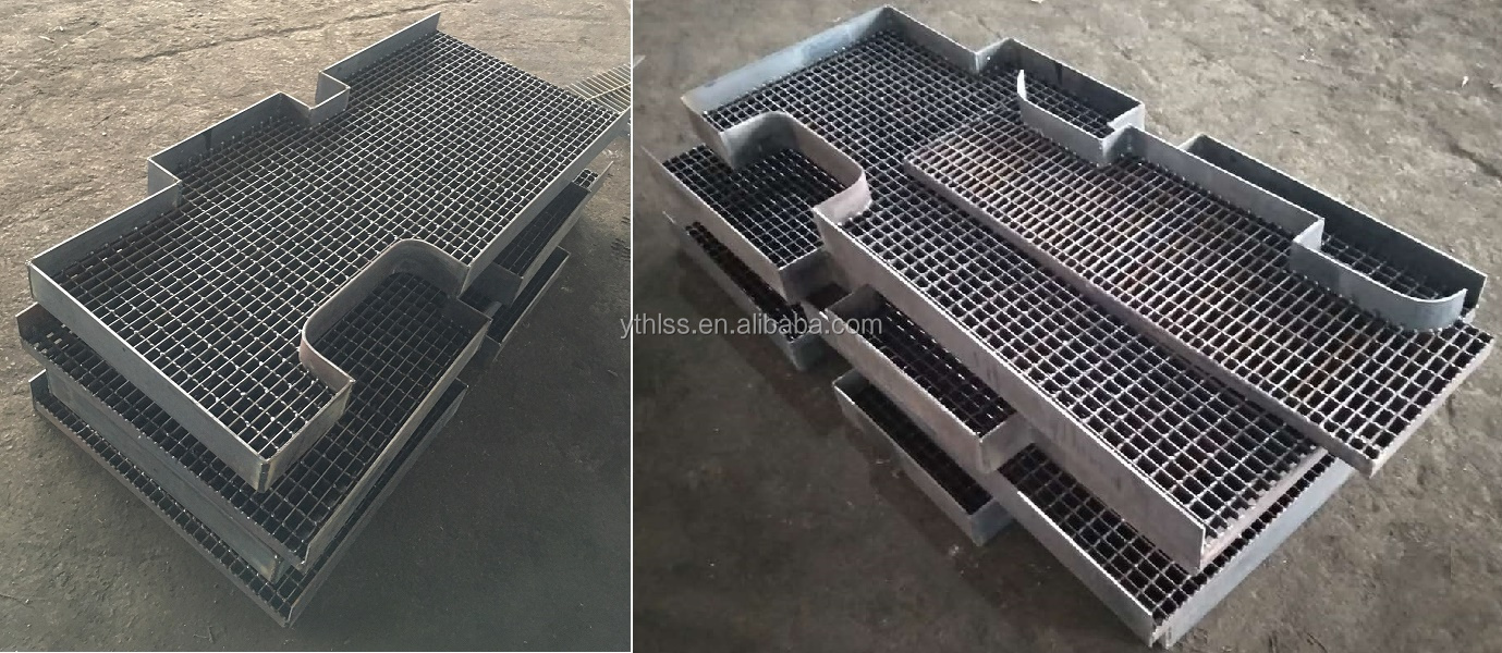 Machinery Platform Walkway Grate / Hot Dip Galvanized Steel Floor Grating