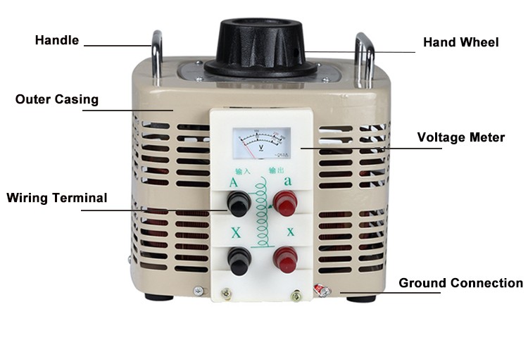 TDGC2-3KVA Variac 220V Transformer Manual Voltage Regulator