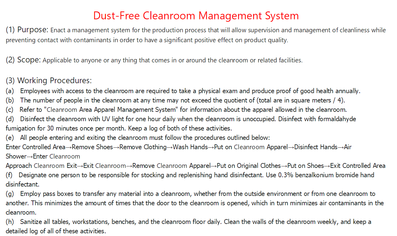 Professional clean room cleanroom project with purification pipework installation company