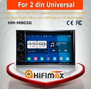 Hifimax S160 Android 4.4.4 car dvd navigation for universal android universal car dvd player