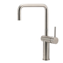 Australian WaterMark Certified 304 Stainless Steel Brushed Round Kitchen Faucet