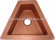 Taper copper bar sinks
